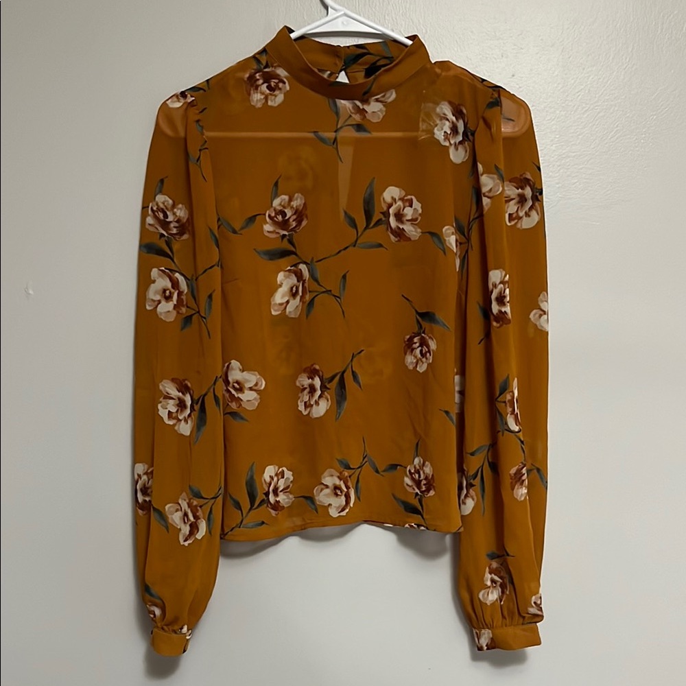 Floral Sheer Blouse